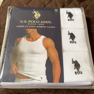 U.S Polo Assn. three classic ribbed tank